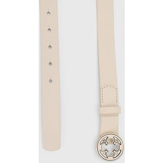 Cinto Feminino Capodarte Fivela Monograma Vanilla