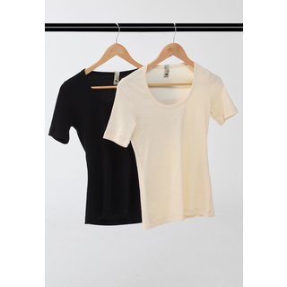 Kit 2 Blusas Colcci Canelada Decote Redondo Preta