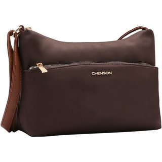 Bolsa Feminina Chenson Microfiber Café 3184590