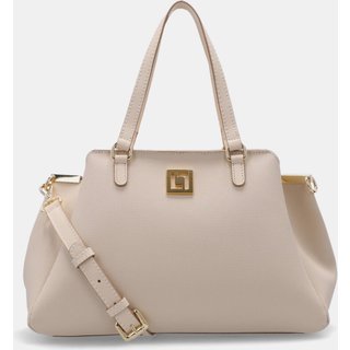 Bolsa Tote Grande Tramado - 2000503 Luz Da Lua Bege