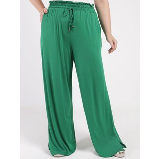 Calça Pantalona Autentique Plus Size Feminina VERDE