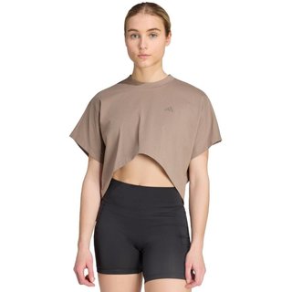 Camiseta Estampada PrimeLift Workout adidas Performance Bege