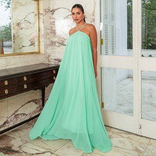 Vestido De Festa Auston Rosalie Verde