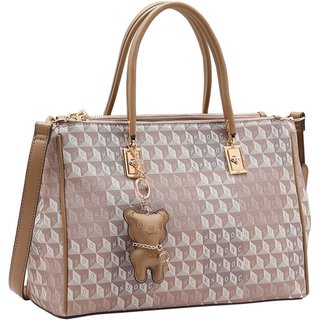 Bolsa Feminina Chenson Tridimensional 3485422 Bege