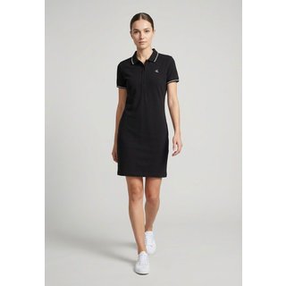 Vestido Polo Feminino Calvin Klein Jeans Piquet Duplo Preto