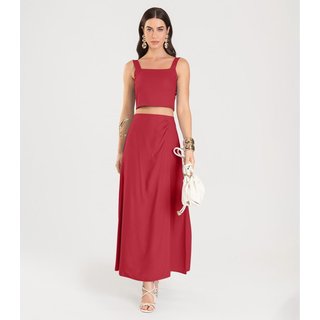 Top Liso Feminino Dianna Vermelho
