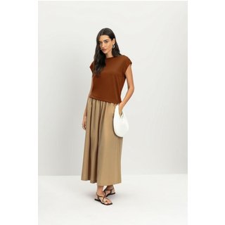 Blusa feminina regata Essendi Marrom