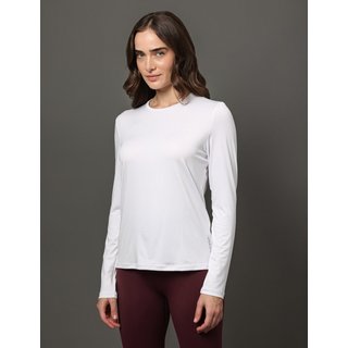 Camiseta Feminina Uv Calvin Klein Swimwear - Branco Calvin Klein Jeans