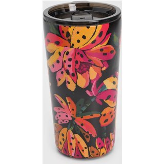 Copo Térmico FARM Glub Flor de Banana Preto