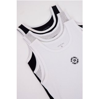 Kit 3 Regatas Femininas Raglan Planet Girls Sortido