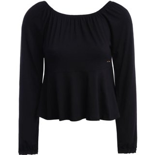 Blusa Ciganinha Manga Longa Feminina PRETO