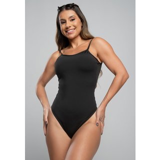 Body Alcinha MVB Modas Cavado Feminino Costa Nua Preto