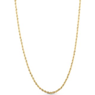 Corrente Semijoia Cordão Baiano Alto Brilho 2Mm Banhado A Ouro 18K Co020-001 Dourado