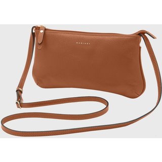 Bolsa Transversal de Couro Mariart Caipirinha Camel
