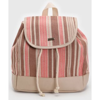 Mochila Unissex Roxy Banana Palm Backpack Listrada Bege