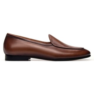 Sapato Feminino Loafer Costanza Jacometti Couro Castanho