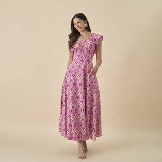 Vestido De Festa Auston Briella Pink