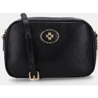 Bolsa Média Couro Luz da Lua - 2000357 Luz Da Lua Preto