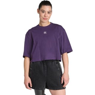 Camiseta Cropped Essentials adidas Originals Roxo