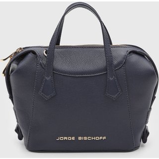 Bolsa Feminina Jorge Bischoff Média Azul Marinho