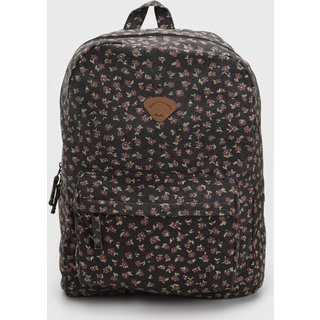 Mochila Unissex Billabong Schools Out Floral Preta