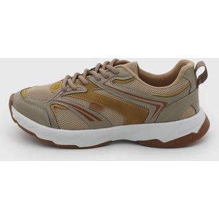 Tênis Feminino ANACAPRI Cadarço Textil Bege