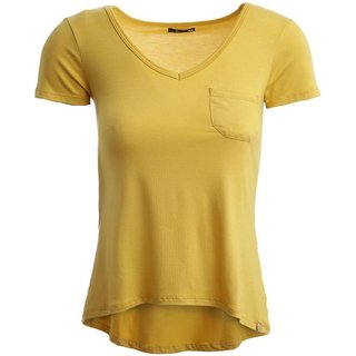 Blusa Manga Curta Autentique Feminina Amarelo