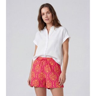 Short Feminino Com Cós E Laço Infinita Cor Rosa