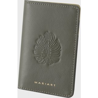 Carteira Couro Mariart Flora Verde Adão