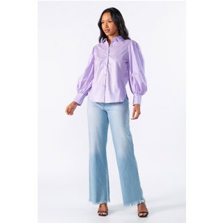 Camisa Lamis manga bufante Roxo