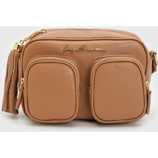 Bolsa Feminina Luiza Barcelos Vien Caramelo