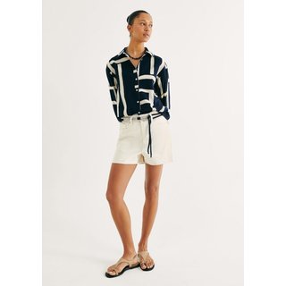 Shorts Feminino Cintura Média Em Sarja Hering