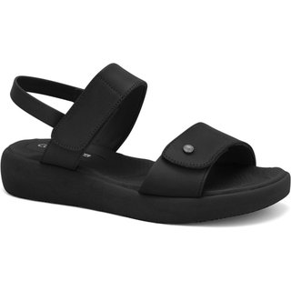 Sandália Feminina Preta Comfortflex 2481406-4