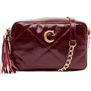 Bolsa Adelle Couro Bordô Cecconello C2949-3
