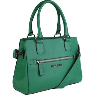 Bolsa Feminina em couro Linea Bella 5134 Verde
