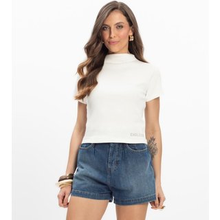 Blusa em Ribana Feminina Endless Bege