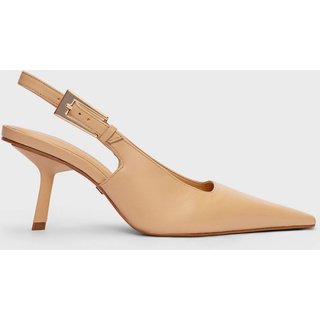 Scarpin Slingback Carrano 877001 Bege