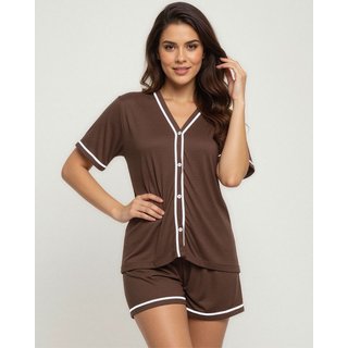 Pijama Americano Blogueira Premium Toque Macio e Leve Com Botões