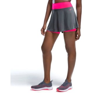 Shorts Saia Olympikus Complemento Feminino Cinza e Rosa