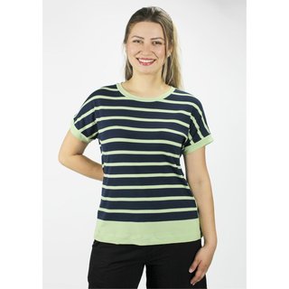 Blusa Pau a Pique Listrada Azul Marinho AZUL MARINHO - PP Pau a Pique