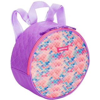 Infantil - Lancheira Pequena Sestini M Plus Sereia 2 - Colorido Roxo