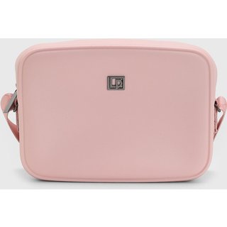 Bolsa Feminina Lança Perfume Alça Estampada Rosa Claro