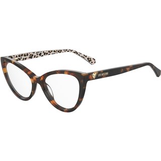 Armação de Óculos Love Moschino Mol631 H7P - Marrom Pattern 55