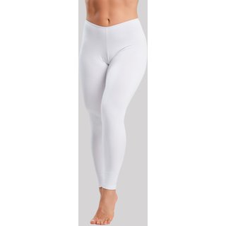 Calça Anágua Antiatrito Segunda Pele Conforto Proteção Feminina GJR Modas Modeladora Usar Por Baixo Evita Transparência Branco