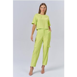 Blusa Detalhes Ombro Feminina Acostamento