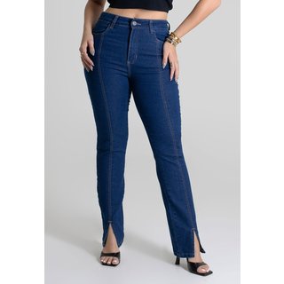 Calça Jeans Sawary Reta Pockets Azul