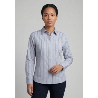 Camisa Feminina Hering Listrada Azul Claro