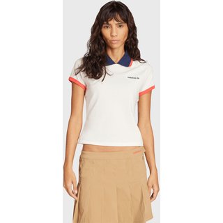 Camisa Polo Adidas Originals Slim Trefoil Off-White