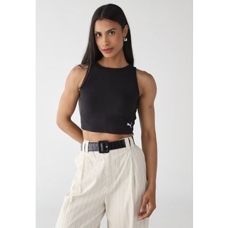 Regata Puma Ajustada Wardrobe Ribbed Preta