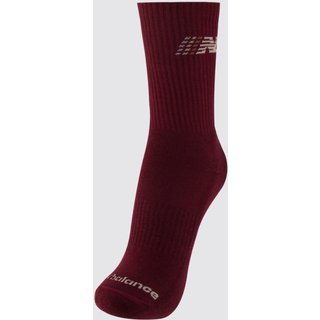 Meia New Balance Cano Alto Graphic Feminino Vinho